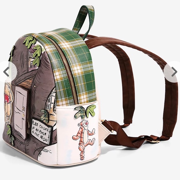 DANIELLE NICOLE DISNEY WINNIE THE POOH Owl’s House Figural MINI BACKPACK! - Picture 3 of 6